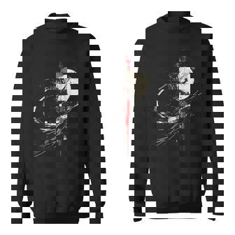 Luna Dibujo Arte Gráfico Pintura Motivo Luna Camisa de entrenamiento - Regaloses