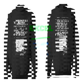Lustige Antwort Auf Jedes Problem Ist Ein Excelpreadsheet Sweatshirt - Seseable