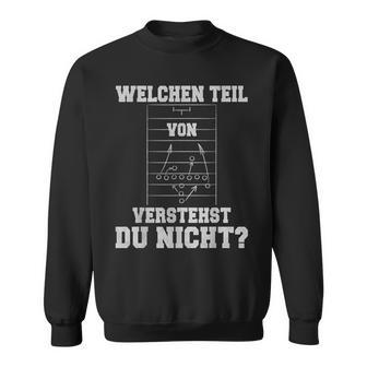Lustiger American Football Trainer Taktik Sweatshirt - Geschenkecke