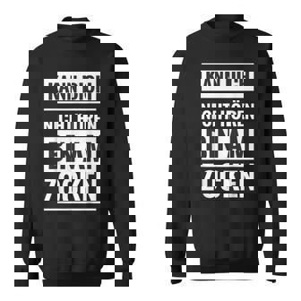 Lustiges Freund Bruder Partner Gamer Zockerpruch Geschenk Sweatshirt - Seseable