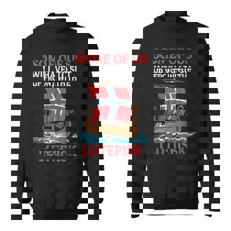 Lutefisk Who Will についてお子様に話さないでください。 スウェットシャツ - Kawaiitshirt