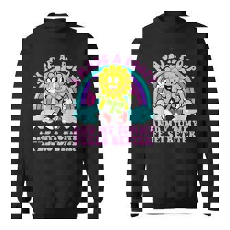 I Made A Poopy And My Tummy Feels Better Inappropriate Poop Sweatshirt | Seseable UK