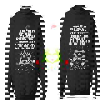 The Man Behind The Little Who Christmas Pregnancy Sweatshirt | Mazezy