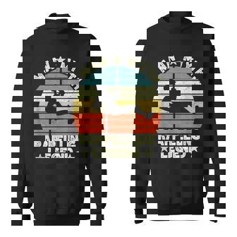 Man Myth Rappelling Legend Retro Vintage Sweatshirt Unisex | Mazezy