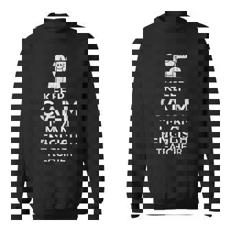 Mantenga La Calmaoy Un Profesor De Inglés Divertido Profesor De Inglés Camisa de entrenamiento - Regaloses