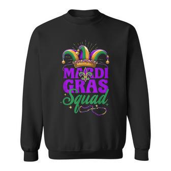 Mardi Gras Squad Matching Group Mardi Gras Cruise Crew Party Sweatshirt - Thegiftio UK