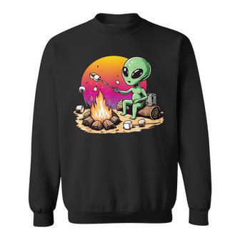 Marimauve À Rôtir Extraterrestre Camping Alien Sweater e - Cadeauxyz