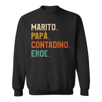 Marito Papà Contadino Eroe Agricolo Felpa - Novitaregali