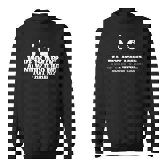 Who Is Mark And Why Do I Have To Hit Him Bowling Lover Sweatshirt | Seseable UK