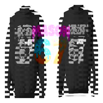 Mason 67 Ice Cream Drip Meme Six Seven Dripping Sport Sweatshirt | Mazezy