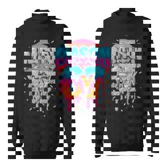 Mason 67 Meme Ice Cream Baseball Drip 6 7 Six Seven 6-7 Sweatshirt | Mazezy