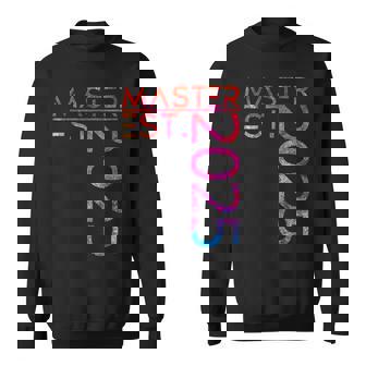 Master Est 2025 Abschluss Outfit Buntes Motiv Outfit Sweatshirt - Seseable