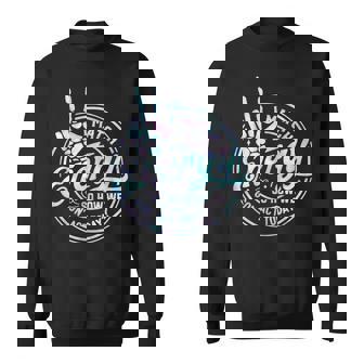 I Match Energy So How We Gone Act Today Tie Dye Happy Face Sweatshirt | Mazezy