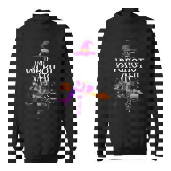 Matching Family Costume I'm The Workout Witch Halloween Sweatshirt | Mazezy