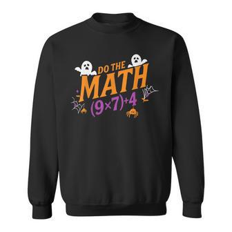Do The Math 67 Meme Pemdas Elementary Haunted Math Halloween Sweatshirt - Thegiftio UK