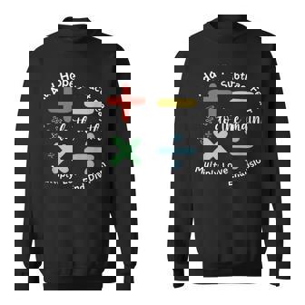 Do The Math Add Hope Subtract Fear For Everyone At School Sweatshirt | Seseable UK