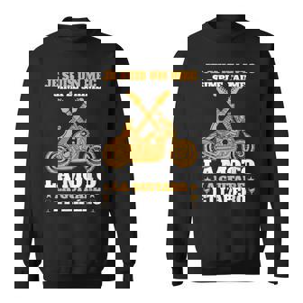 Mecimple Moto Guitare Apéro Motard Passionné De Musique Sweater e - Cadeauxyz