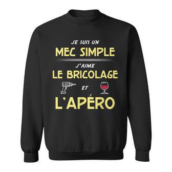 Mecimple Qui Aime Le Bricolage Sweater e - Cadeauxyz