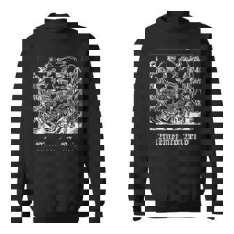 Memento Mori Latin – Danse Macabre Danse De La Mort Effrayant Sweater e - Cadeauxyz