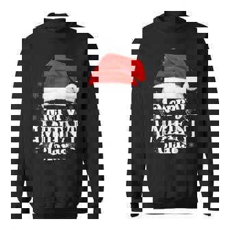 Merry Ambient Claus PJS Family Matching Christmas Sweatshirt Unisex | Mazezy