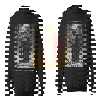 Merry Krampus Pajama Christmas Horror Ugly Sweater Sweatshirt - Monsterry