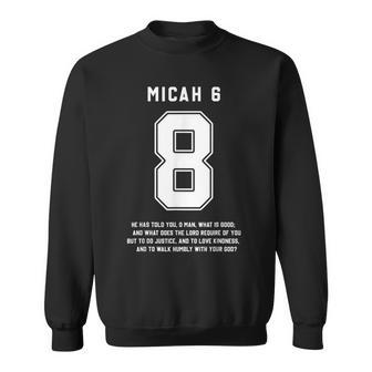 Micah 6 Sweatshirt - Thegiftio UK
