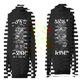 Military Corps Bulldog Crayon Eater Soldier Veterans Day Sweatshirt | Mazezy