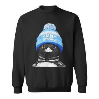 Mn Strong Loon In Knit Hat Lake Life Vibes Sweatshirt - Thegiftio UK