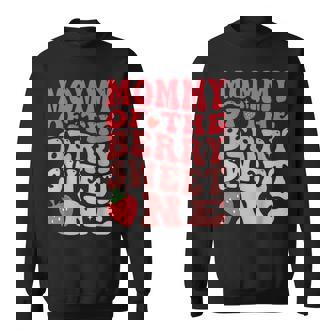 Mommy Of The Berry Sweet One 1St Birthday Strawberry Sweatshirt | Mazezy