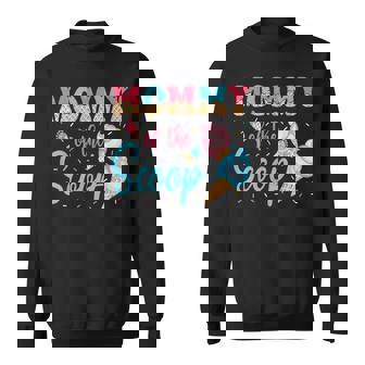 Mommy Of The Scoop Ice Cream Gender Reveal Baby Shower Sweatshirt | Mazezy