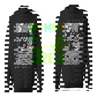 Mommy Of The Three Rex Birthday Dinosaur Family Matching Sweatshirt | Seseable CA