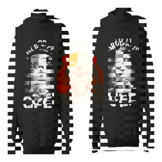 Mon Groupeanguin Est Un Cochon D'inde Mignon Amateur De Café Sweater e - Cadeauxyz