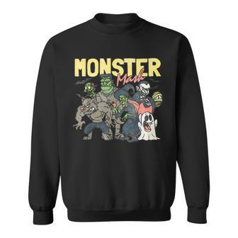 Monster Mash Happy Halloween Spooky Season Trick Or Treat Sweatshirt - Thegiftio UK