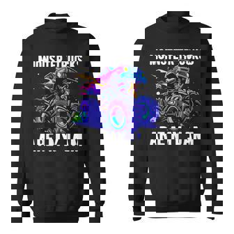 Monster Trucks Are My Jam Monster Truck Sweatshirt - Monsterry
