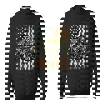 Monster Trucks Usa Flag 4Th July Monster Truck Sweatshirt - Monsterry