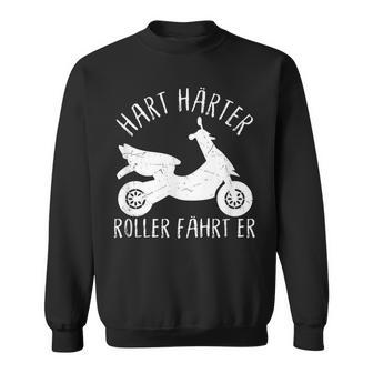 Moped Mofa Hart Härter Roller Fährt Er Mopedfahrer Geschenk Sweatshirt - Geschenkecke