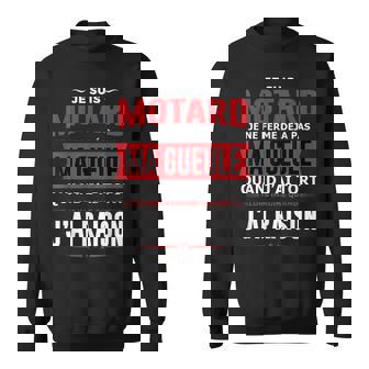 Motard Je Ne Ferme Pas Ma Gueule Humour Sweater e - Cadeauxyz