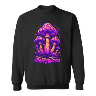 Motif Champignons Psychédéliques Trippy Times Sweater e - Cadeauxyz