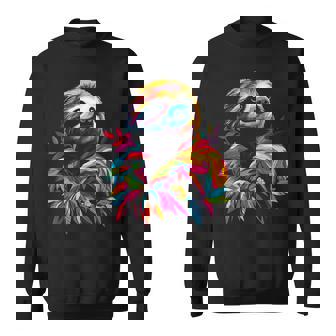 Motif Paresseux Coloré Motif Paresseux Amoureux Des Animaux Sweater e - Cadeauxyz