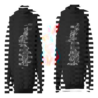 Motivo Con Lepre E Lepre Felpa - Novitaregali