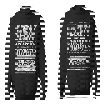 Motorcycles & Boobs Rally Biker Motocross & Road Sweatshirt Unisex | Mazezy