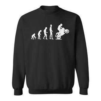 Motorrad Evolution Motorradfahrer Biker Sweatshirt - Geschenkecke