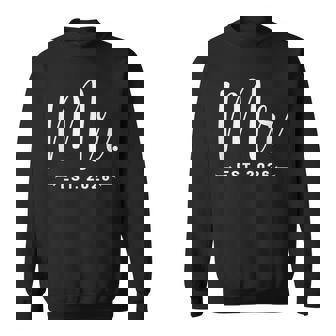 Mr Est 2026 Just Married Promoted To Mr Mrs Wedding Sweatshirt | Seseable UK