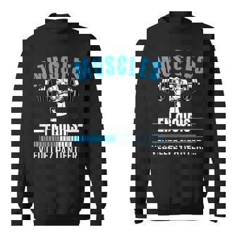 Muscles En Cours Muscu Humour Homme Musculationport Drôle Sweater e - Cadeauxyz