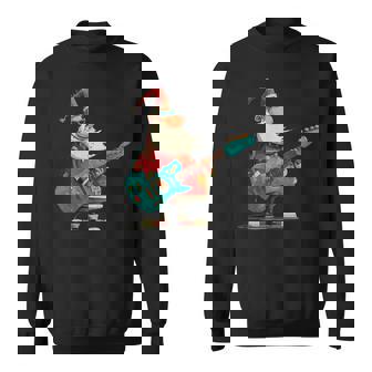 Música Rock Navideña Con Esta Guitarra De Papá Noel Camisa de entrenamiento - Regaloses