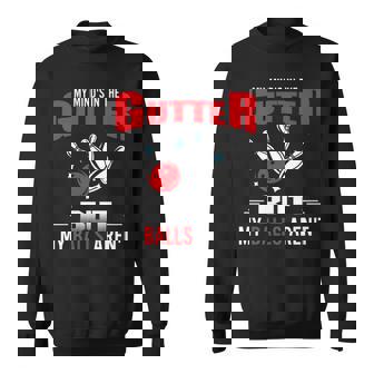 My Mind's In Gutter But Balls Arnot Cool ボーリング 長袖tシャツ スウェットシャツ - Kawaiitshirt