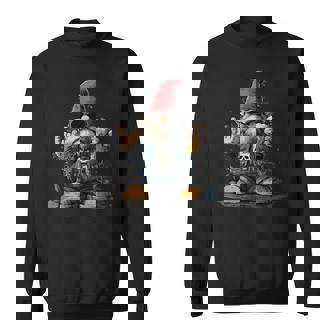 Nain De Jardin Rocker Boit De La Bière Sweater e - Cadeauxyz