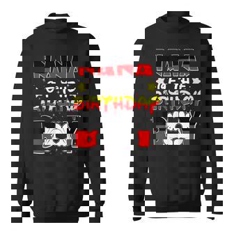 Nana Of The Birthday Boy Matching Grandson Grandma Fun Sweatshirt | Seseable FR