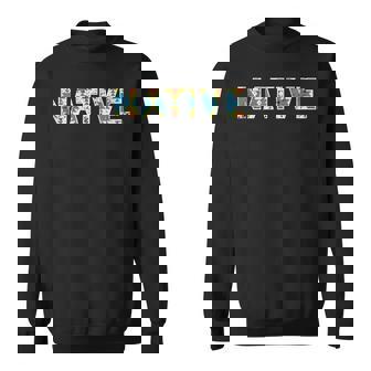 Native America ネイティブアメリカン 先住民 アンティーク調 スウェットシャツ - Kawaiitshirt