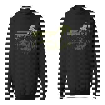 Nature Landscape Retro Hiking Vintage Hiker Sweatshirt | Seseable FR